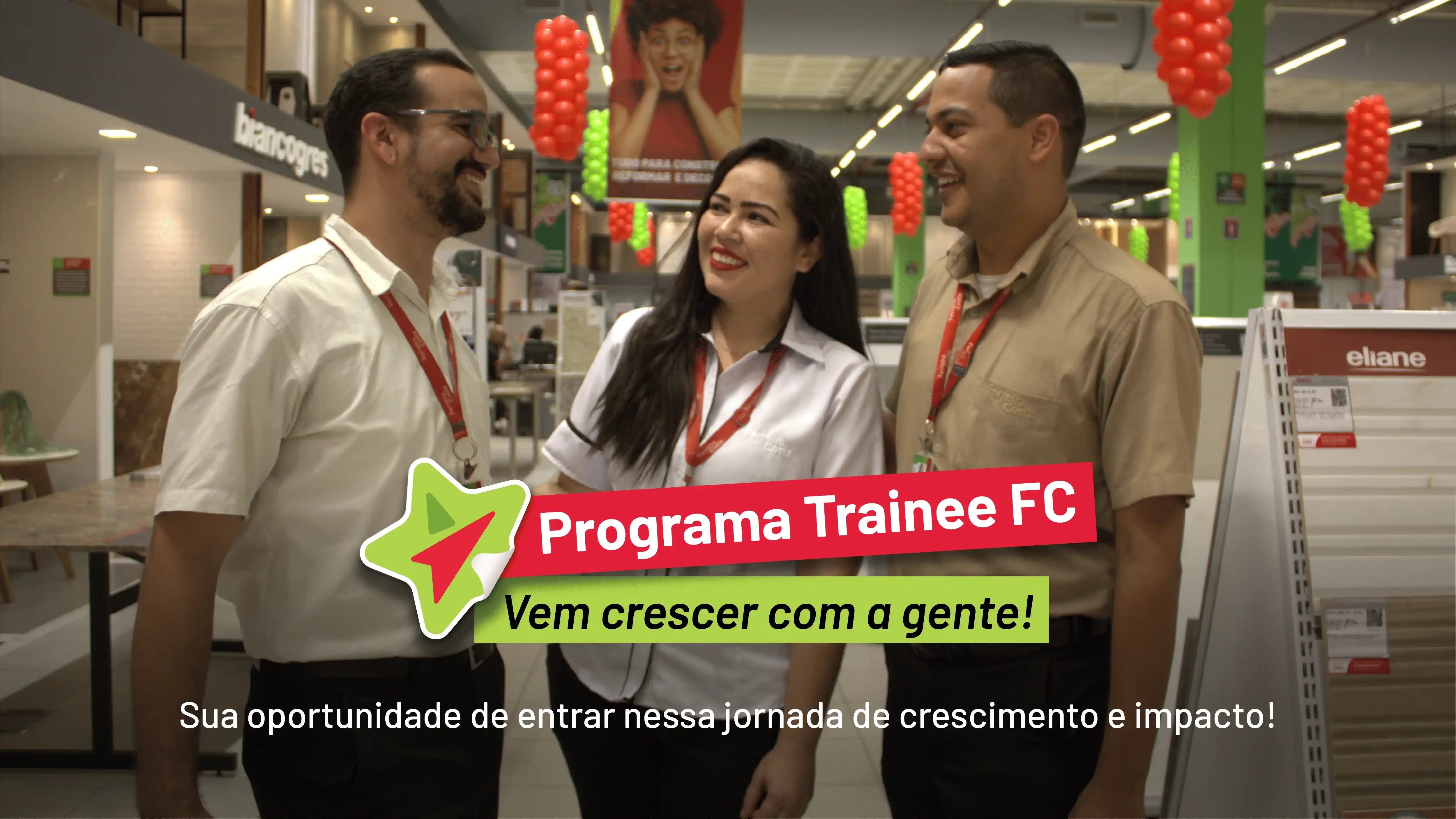 Programa Trainee Ferreira Costa 2025 - Venha crescer com a gente